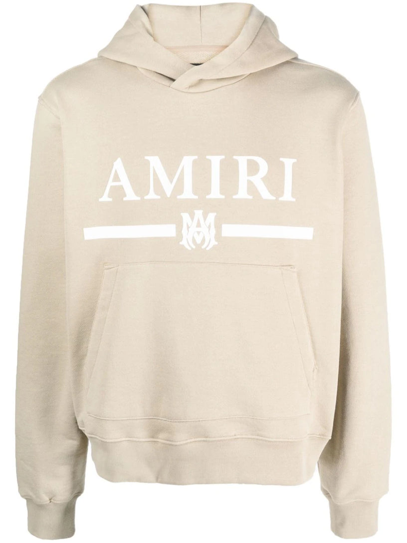 AMIRI Amiri m.a. bar logo-print hoodie