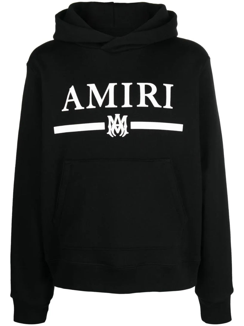 AMIRI Amiri m.a. bar logo-print hoodie