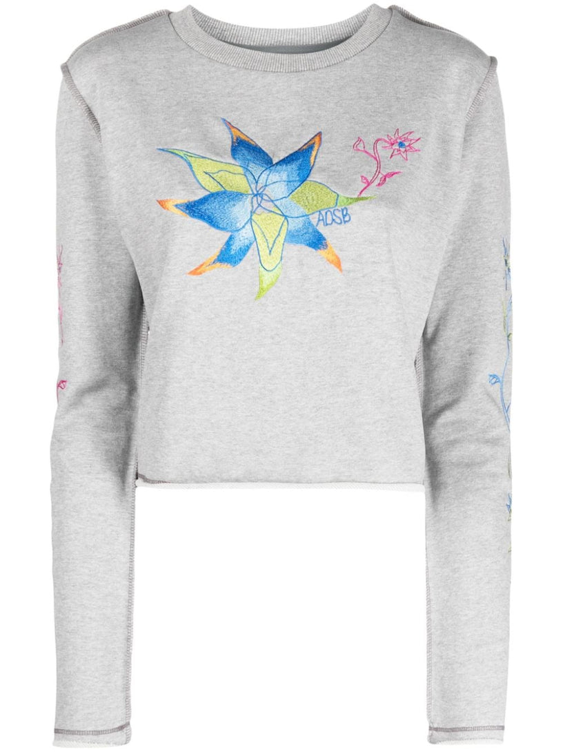 Andersson Bell Crazy flower sweatshirt