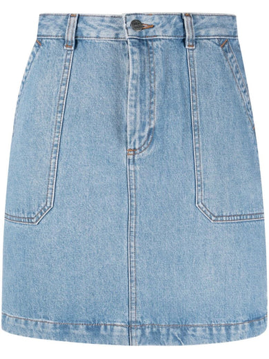 Léa denim miniskirt