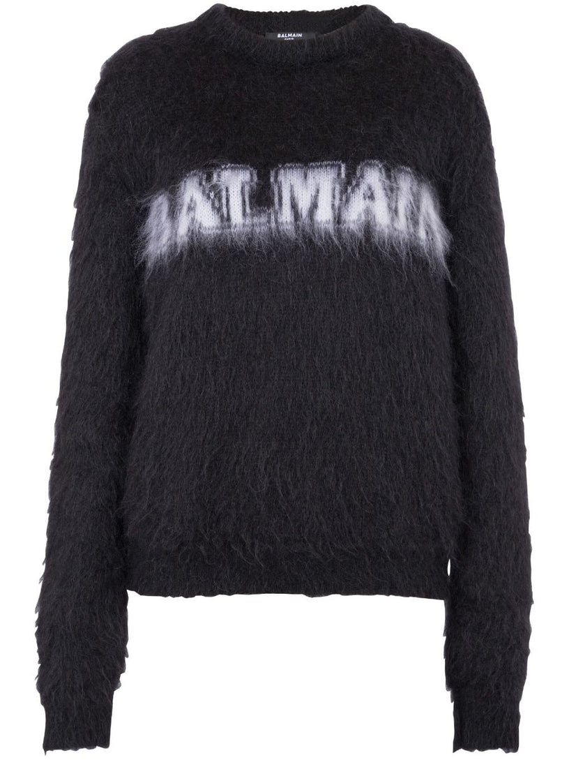 BALMAIN Jacquard balmain jumper