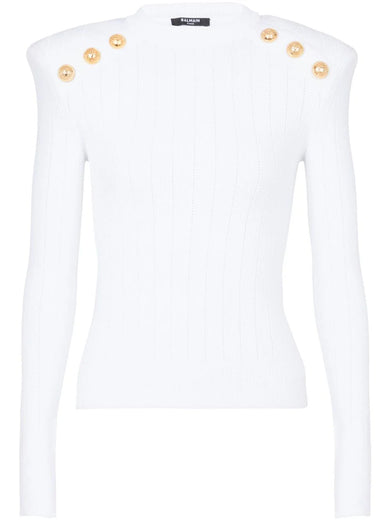 Fine ribbed knit jumper