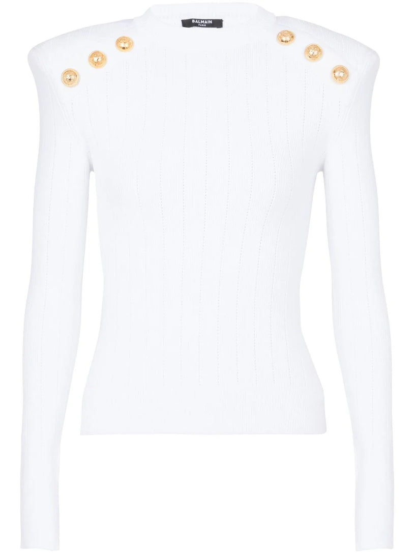 Fine ribbed knit jumper