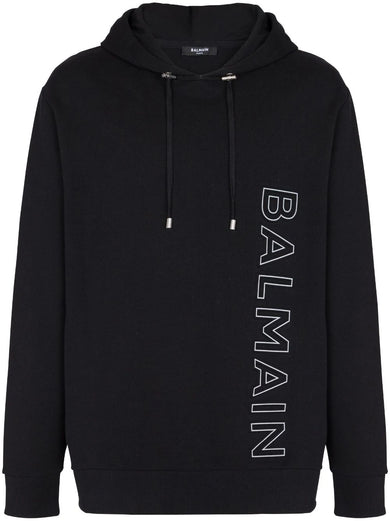 Embossed Balmain hooded sweatshirt