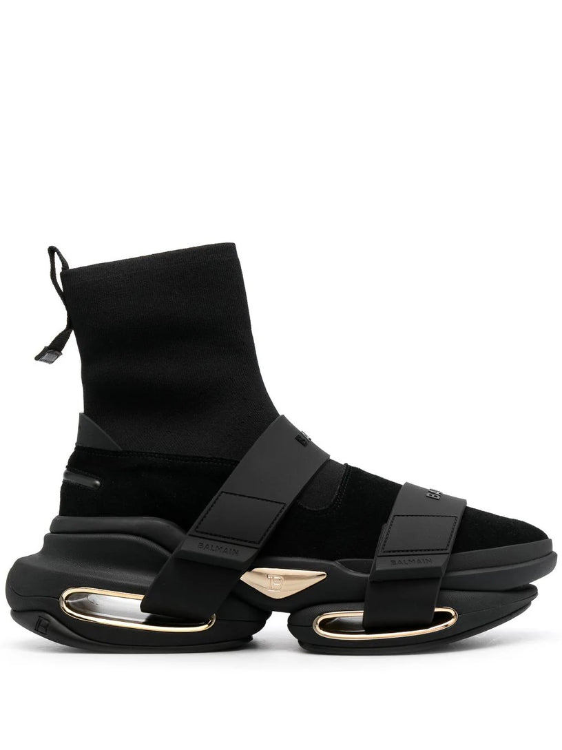 BALMAIN B-bold high-top sneakers