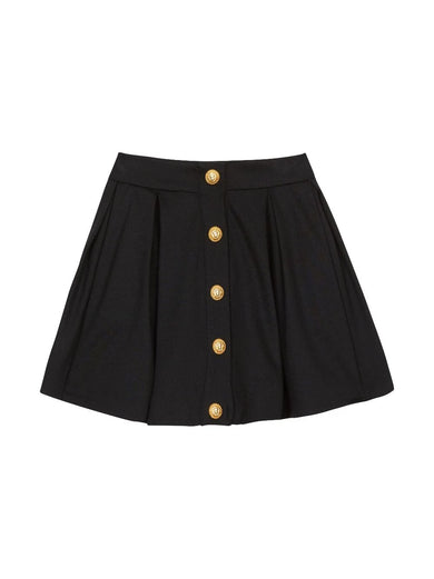 Pleated skater skirt