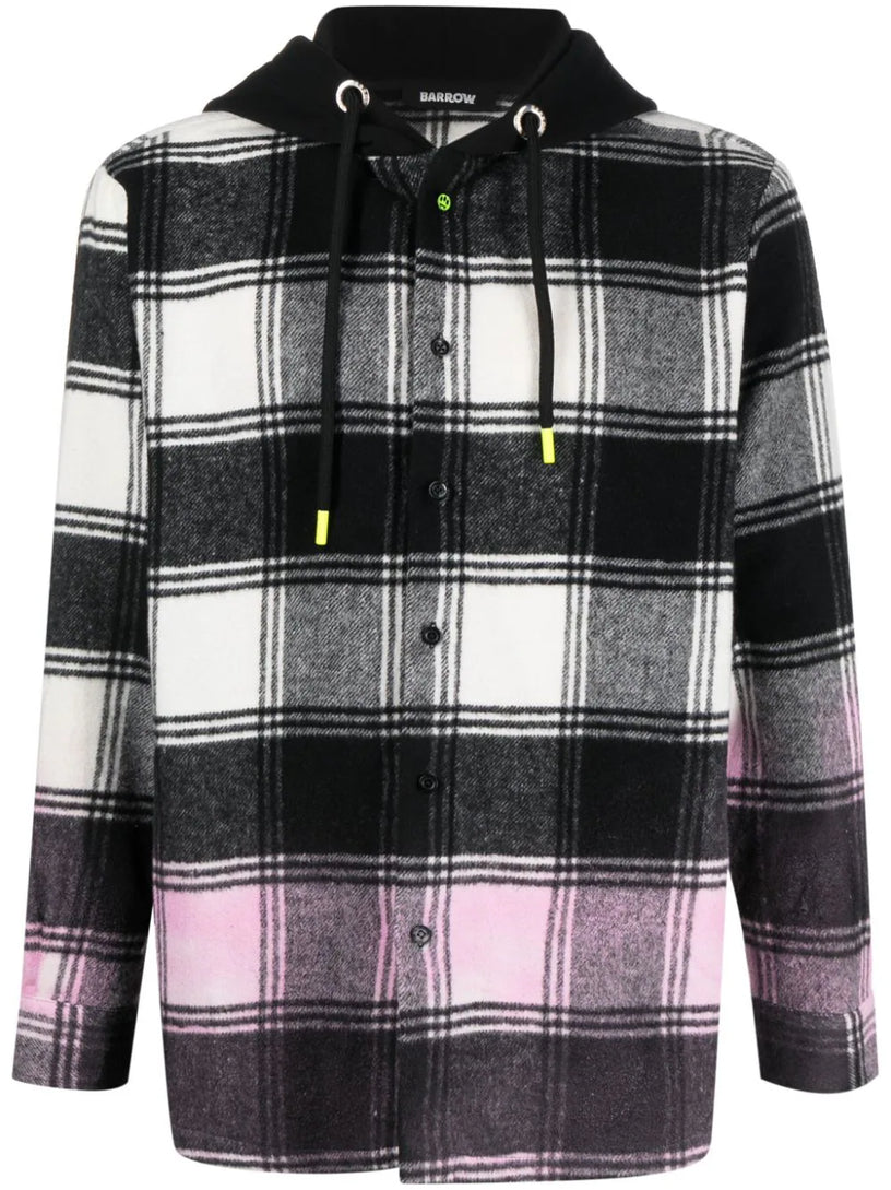 BARROW Graphic-print hooded jacket