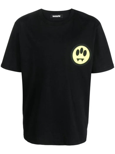 T-shirt with smiley print