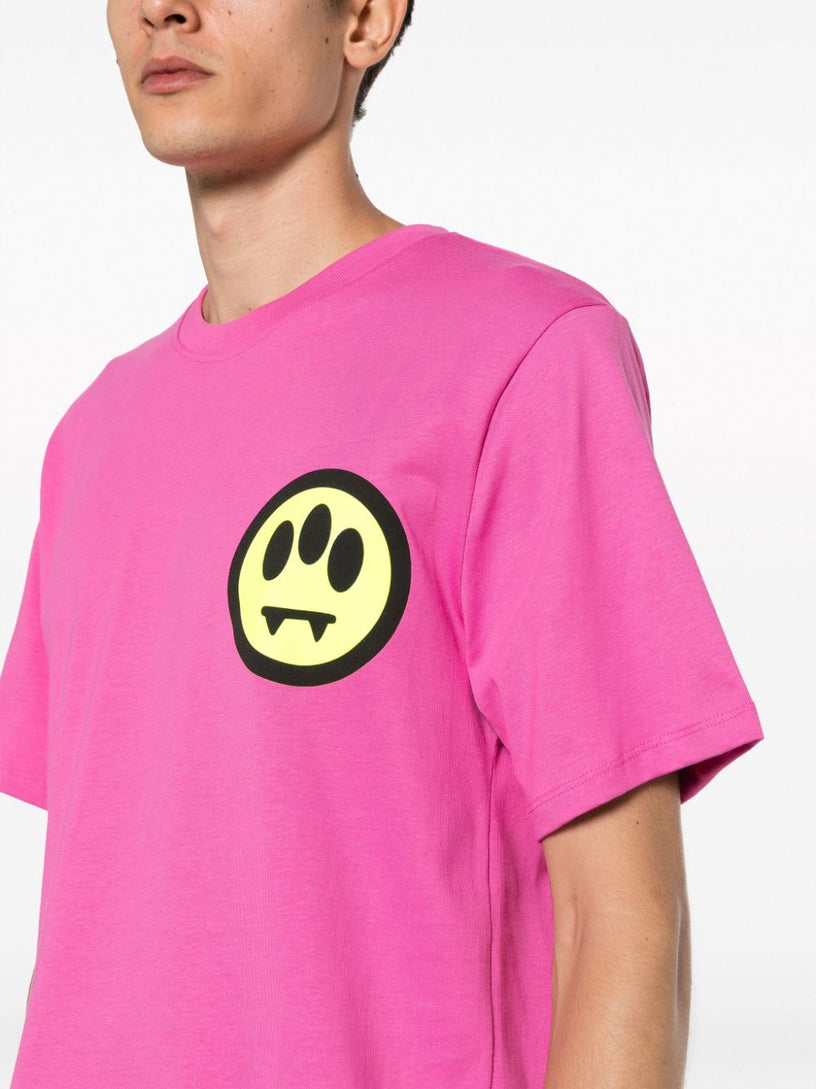 T-shirt with smiley print