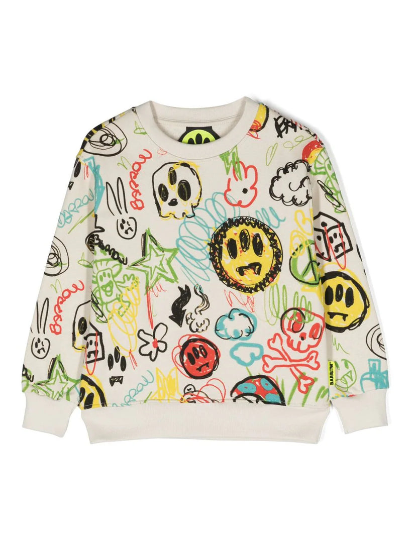 Illustration-print sweatshirt