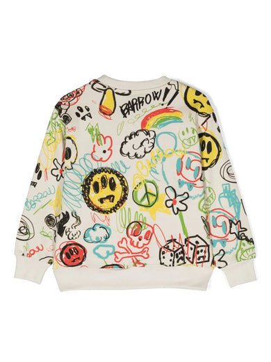 Illustration-print sweatshirt