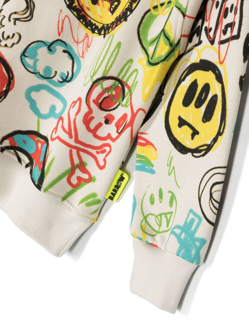 Illustration-print sweatshirt