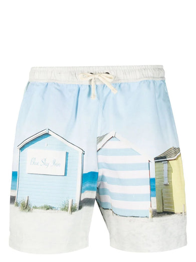 Printed swim shorts