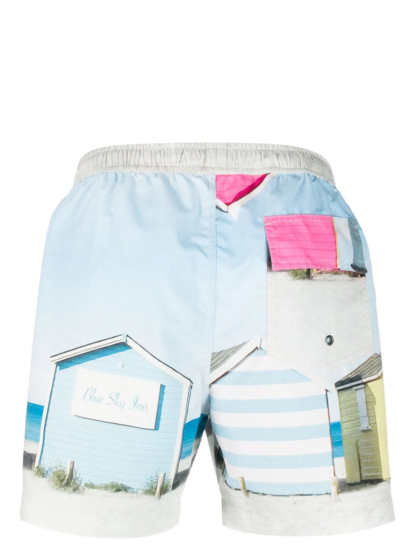 Printed swim shorts