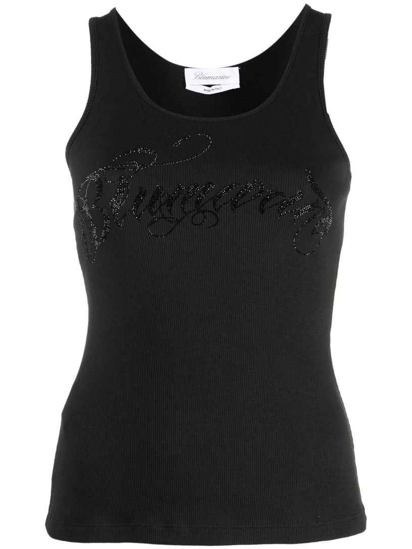 Blumarine Logo tank top