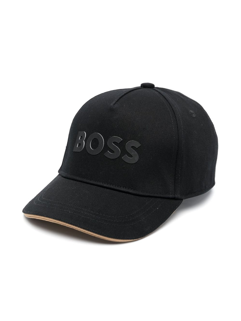 Embroidered-logo baseball cap