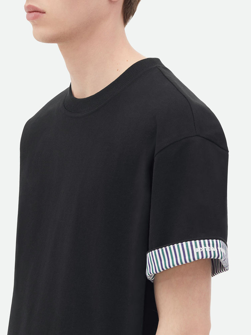 Double Layer Striped T-Shirt