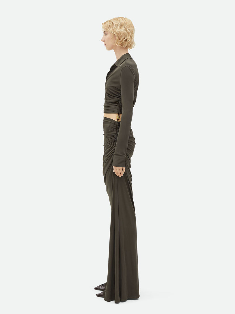 Knot Light Jersey Long Dress