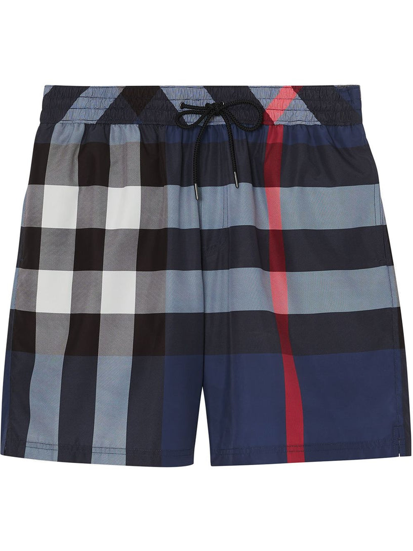 Burberry Exaggerated check swim shorts