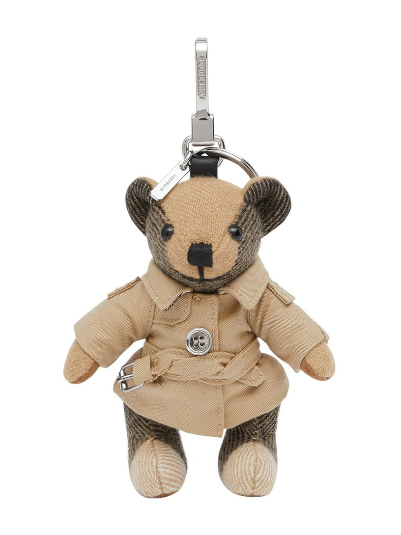 Burberry Thomas bear charm in trench coat