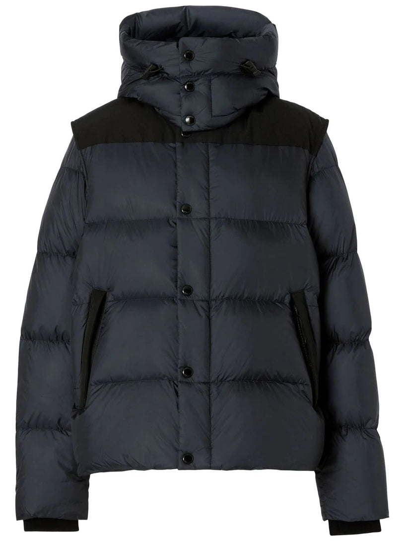 Burberry Detachable sleeve hooded puffer jacket