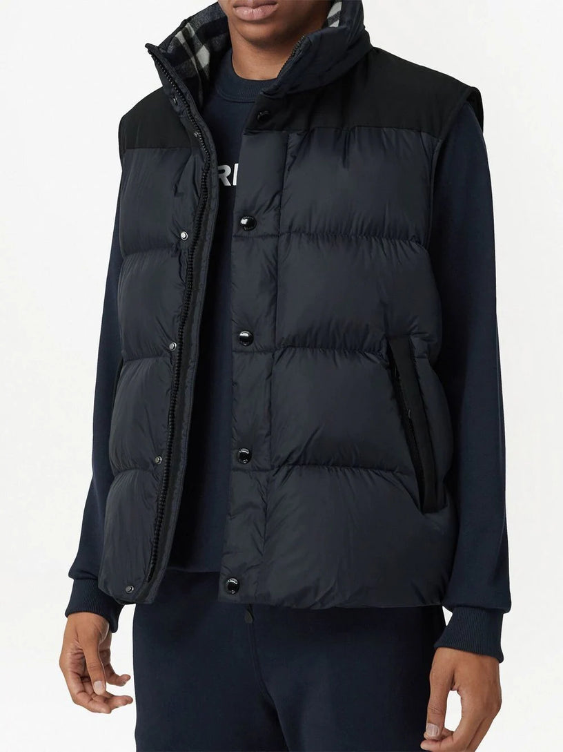 Detachable Sleeve Hooded Puffer Jacket