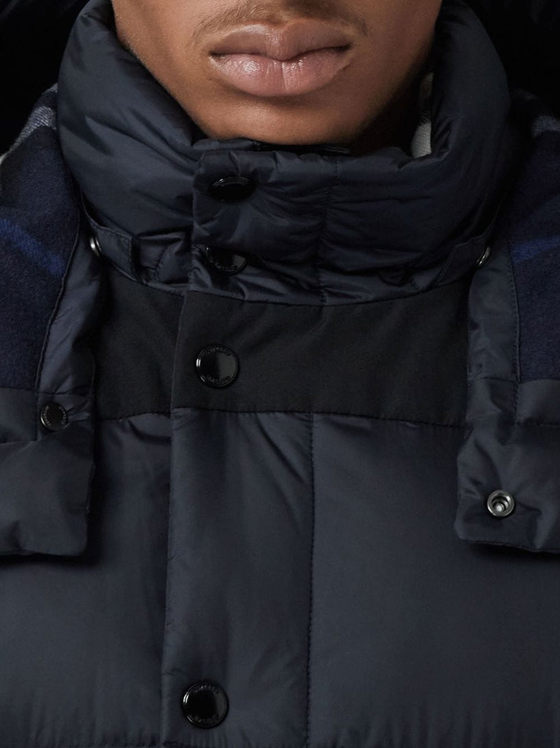 Detachable Sleeve Hooded Puffer Jacket