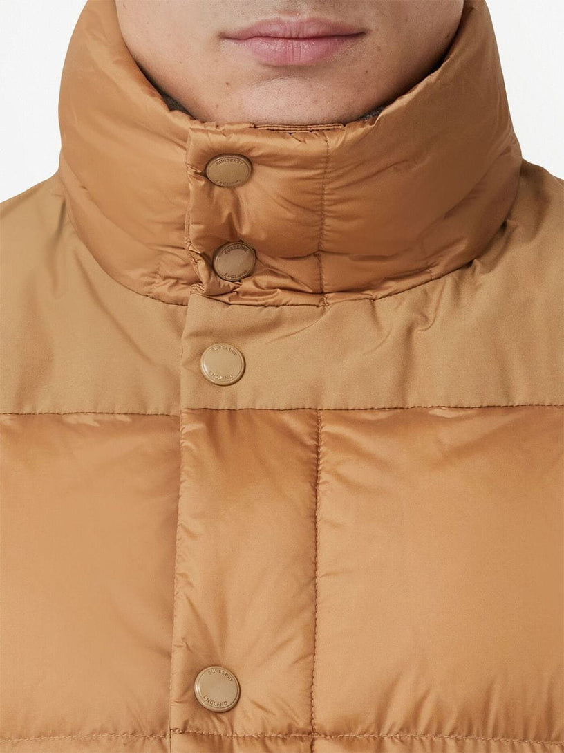 Detachable Sleeve Hooded Puffer Jacket