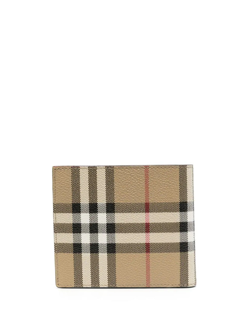 Vintage Check Bifold Wallet