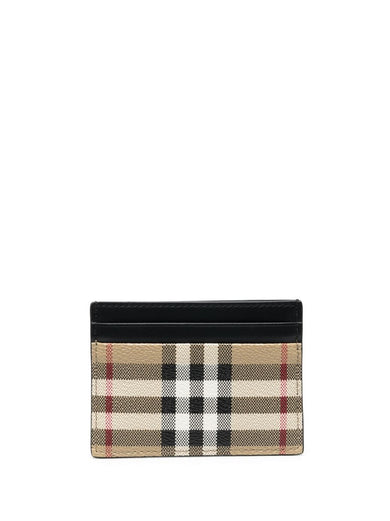 Vintage Check Card Case