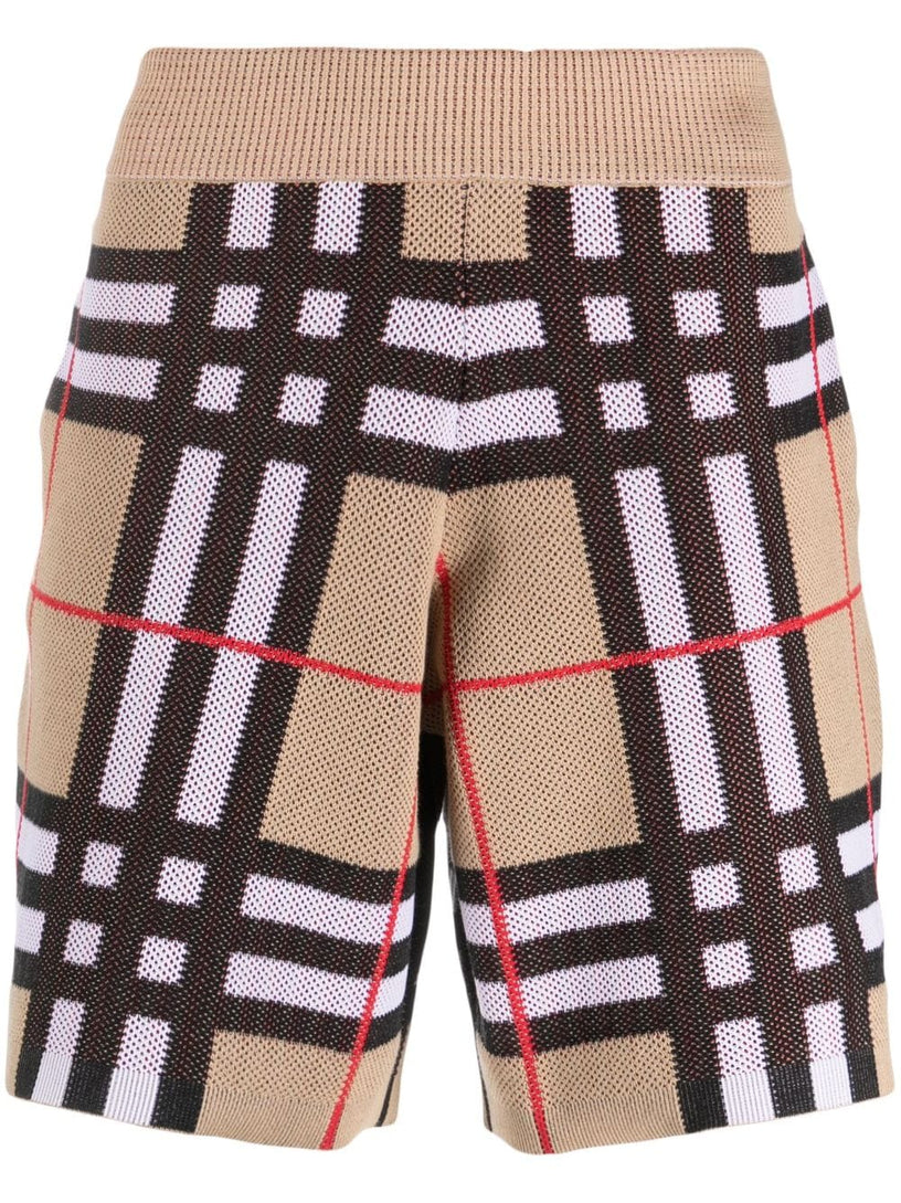 Burberry Check technical shorts