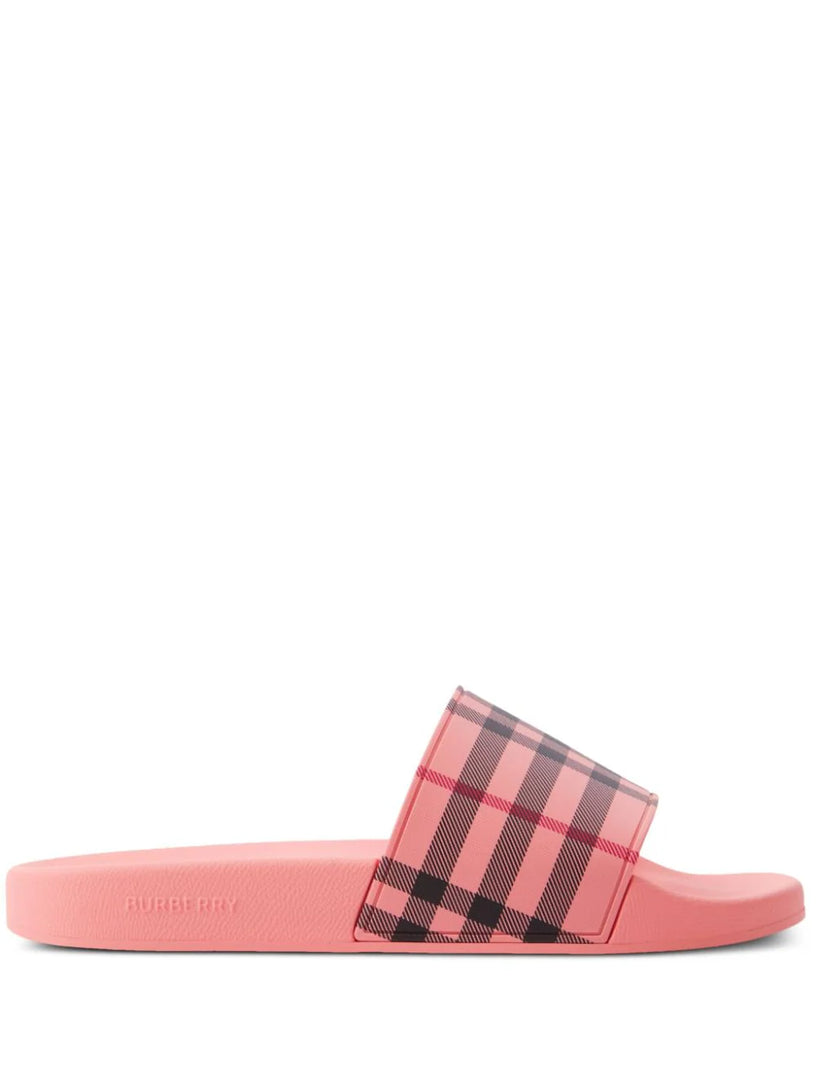 Burberry Check print slides