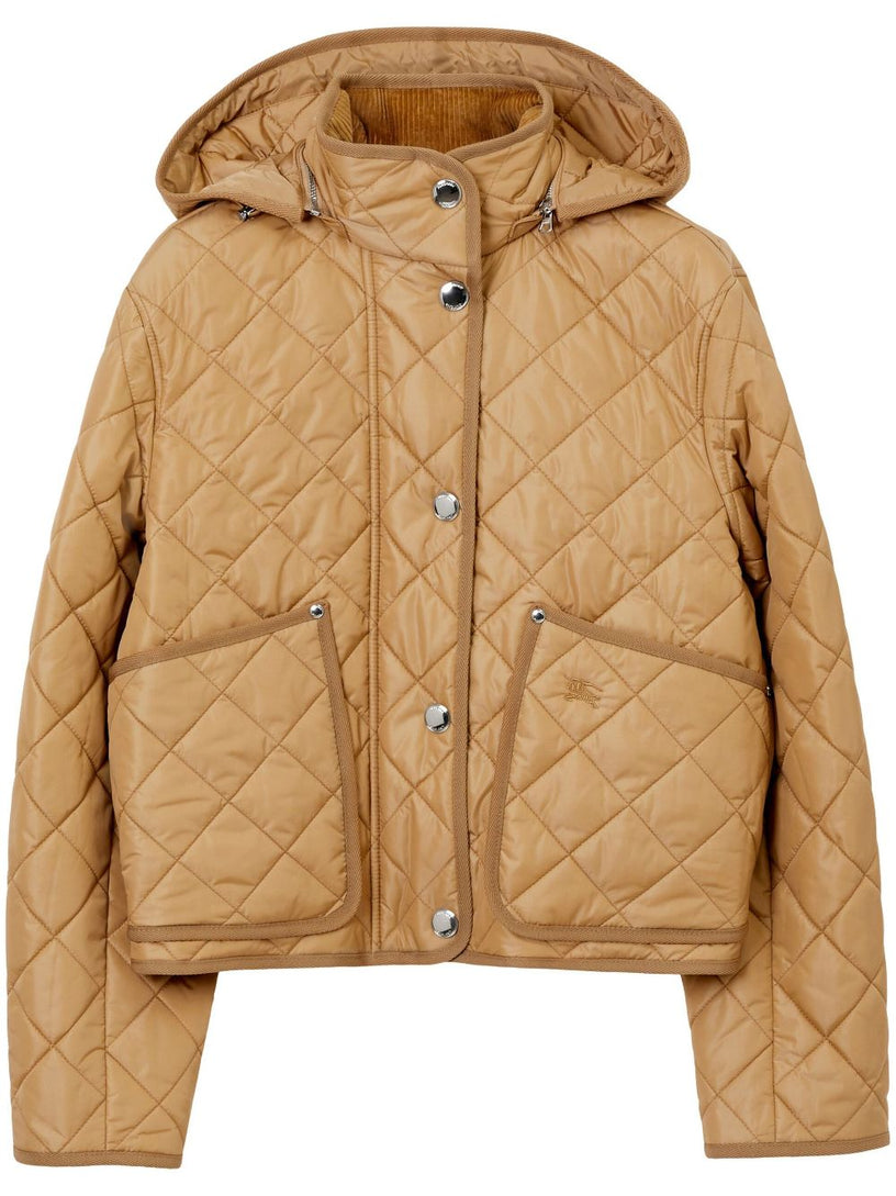 Burberry Diamond quilted cropped jacket