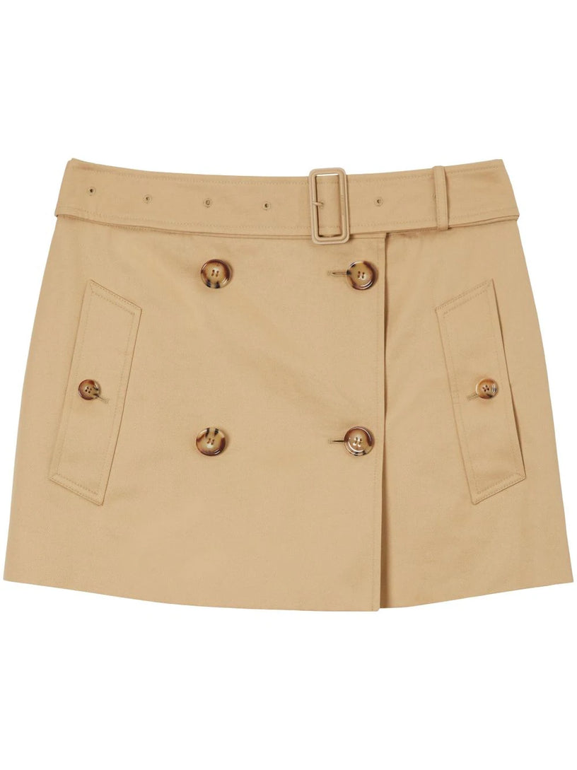 Burberry Mini trench skirt