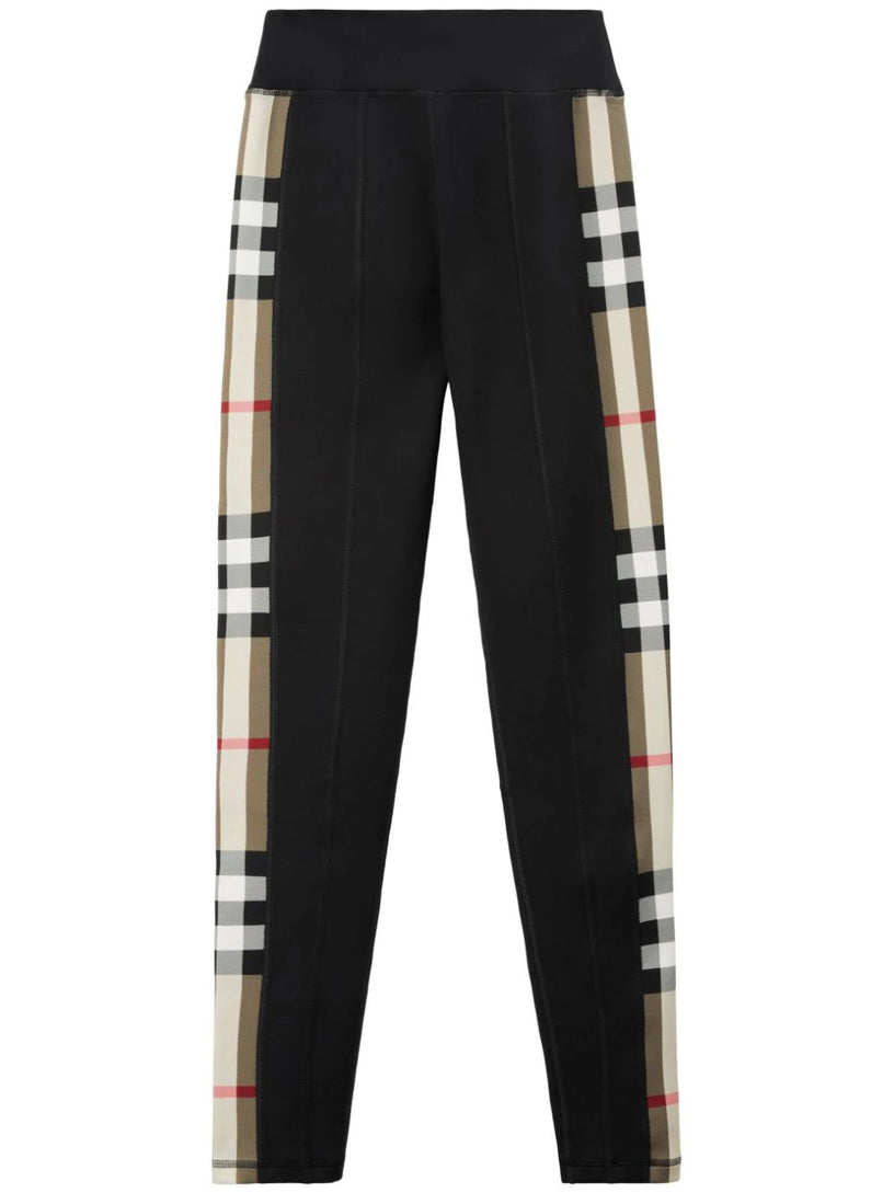 Burberry Check panel leggings