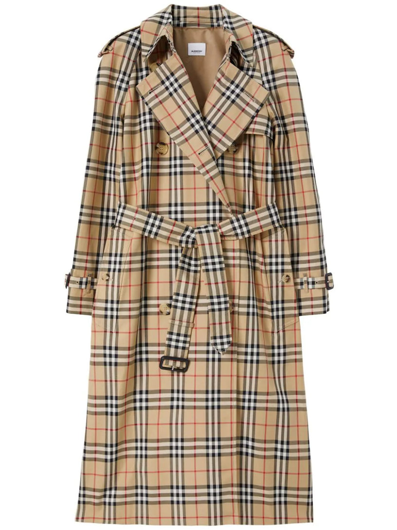 Burberry Check trench coat