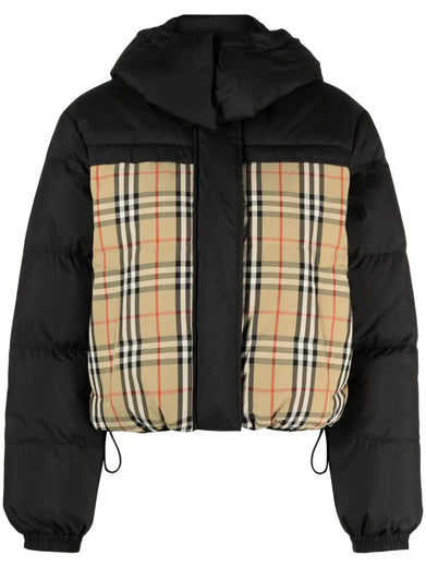 Cropped Reversible Puffer Jacket