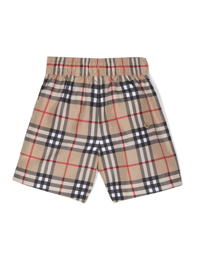 Vintage Check Swim Shorts