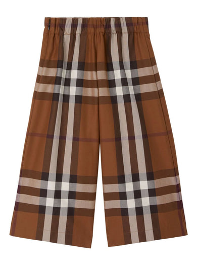 Vintage Check-pattern trousers