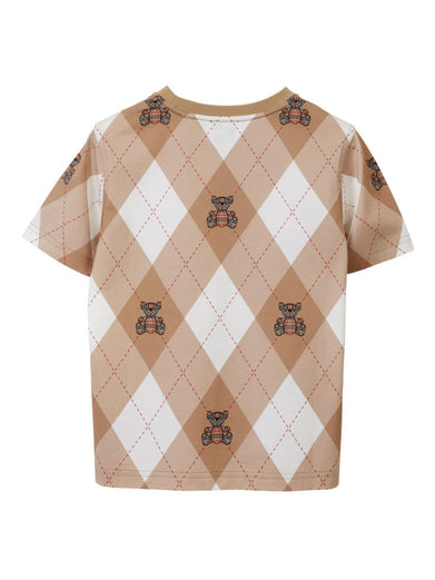 Thomas Bear Argyle Print T-shirt