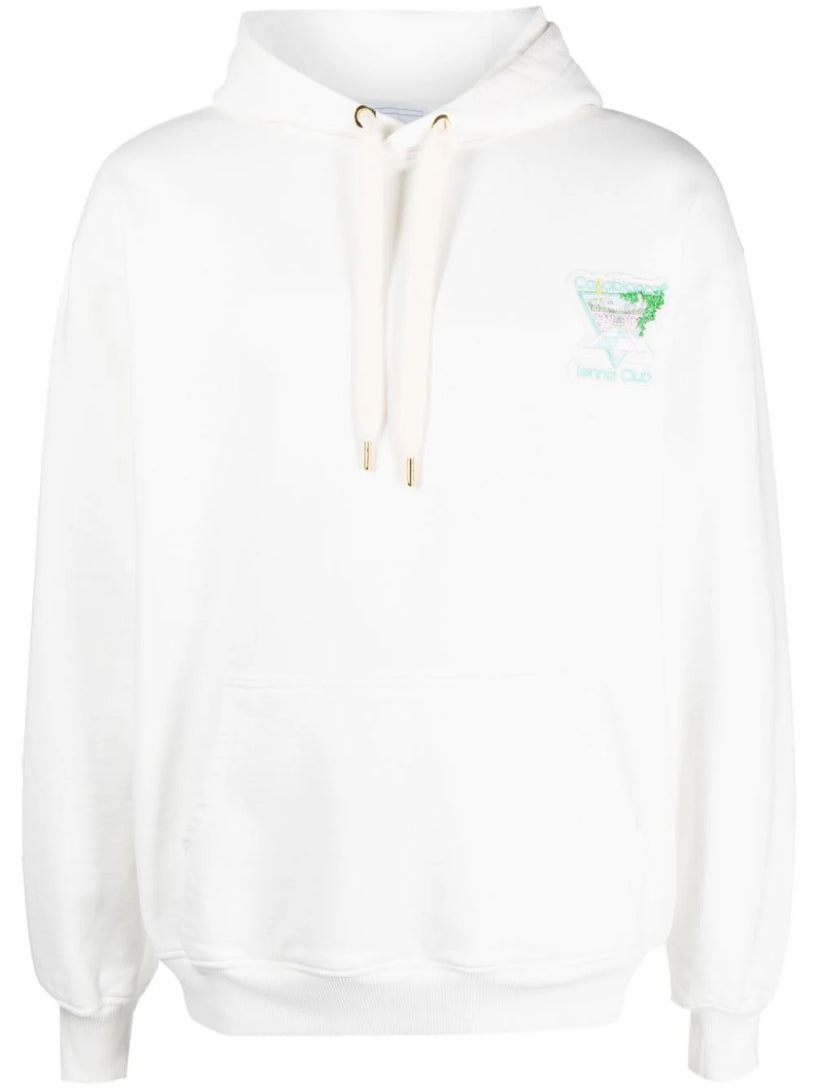 CASABLANCA Tennis club icon hoodie