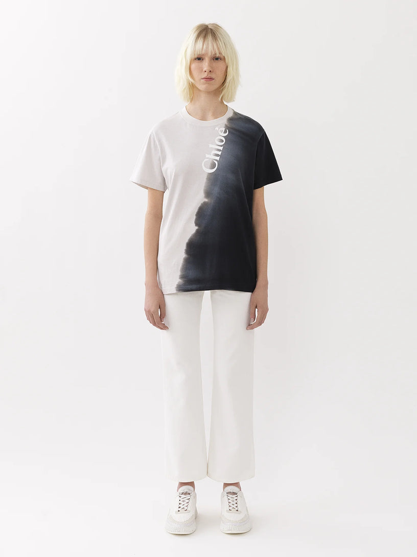 Dip-dyed T-shirt