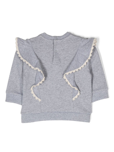 Ruffle Sweatshirt