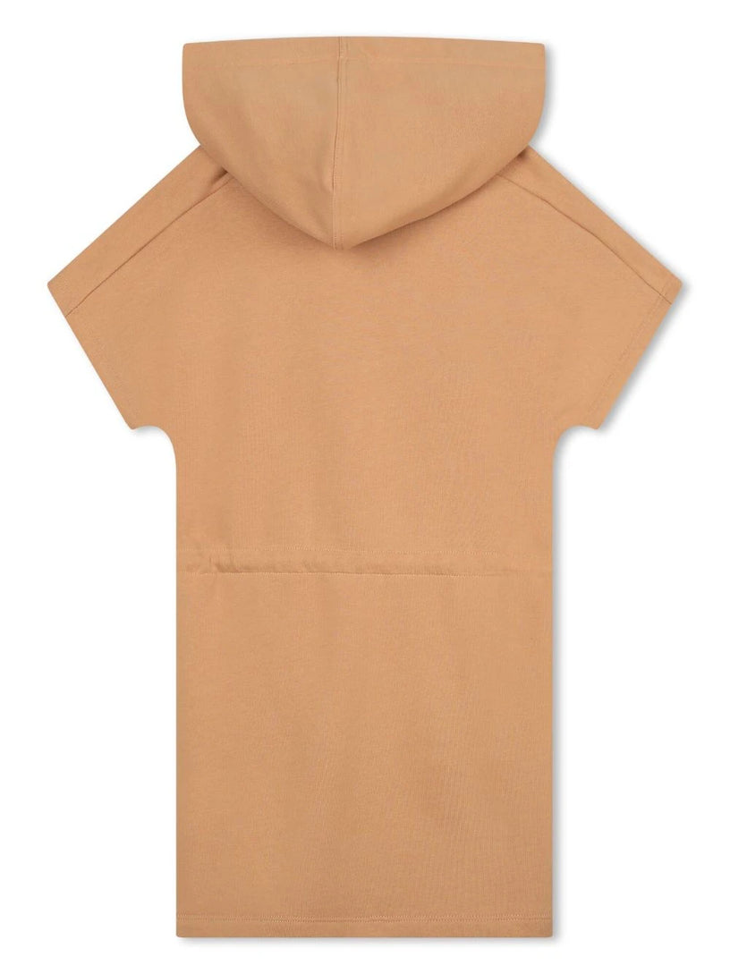 Logo hooded dress