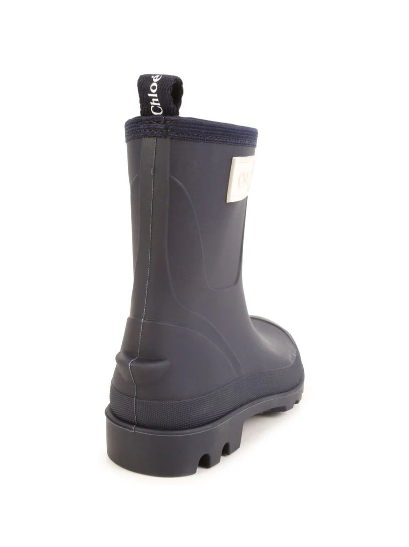 Logo rain boots