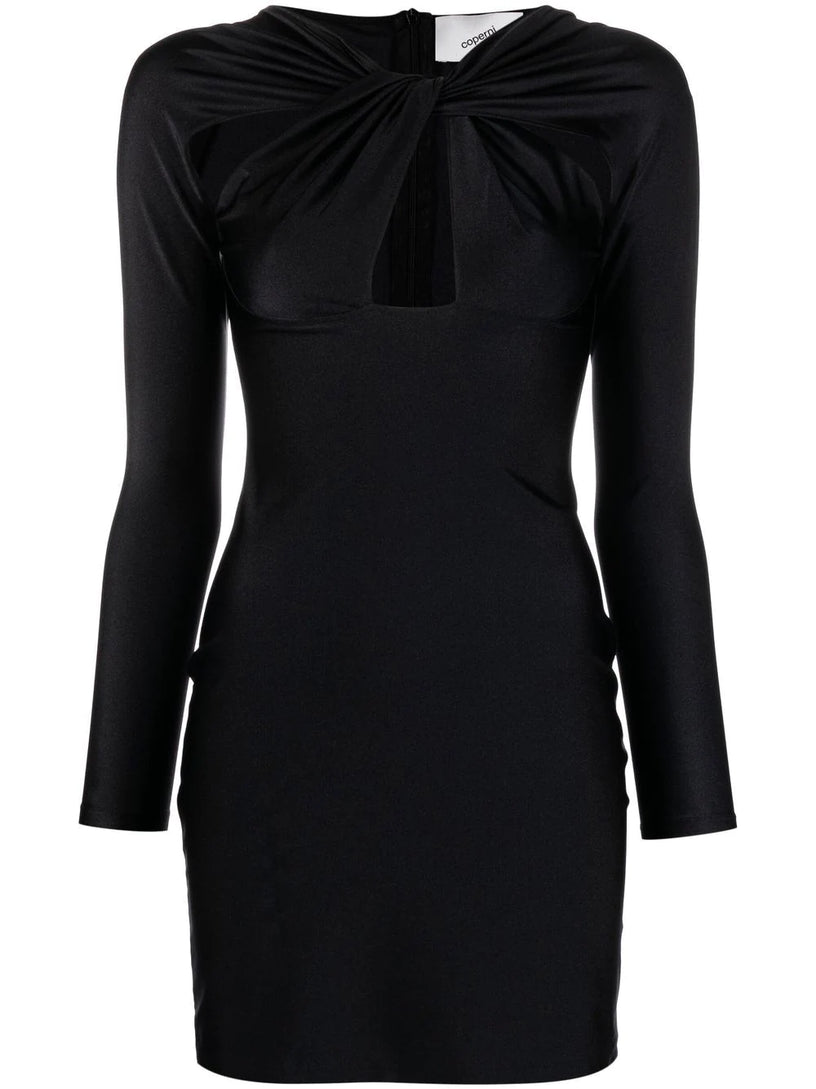 Coperni Twisted cut-out jersey dress