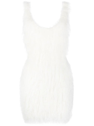 Fluffy Knit Dress