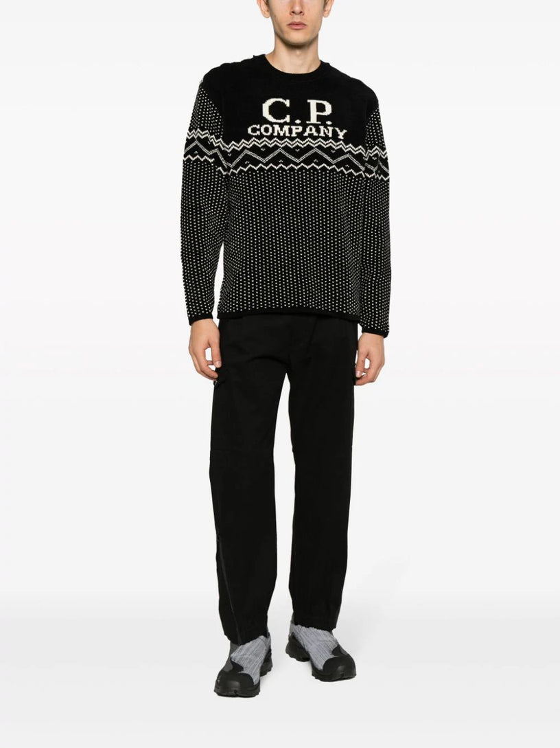 Chenille Cotton Jacquard Knit