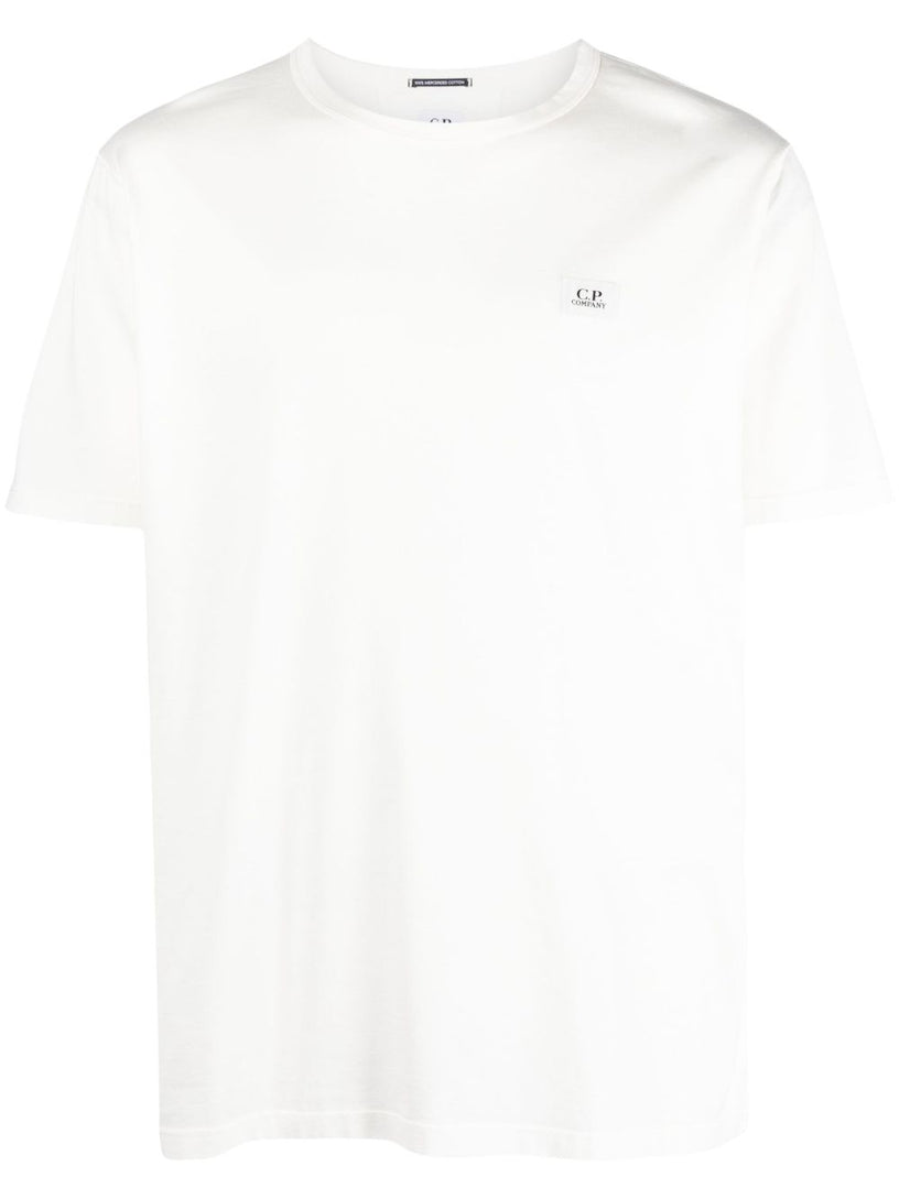 CP COMPANY Mercerized light jersey 70/2 logo t-shirt