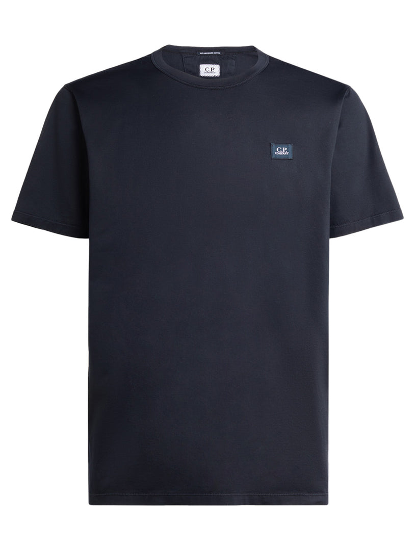 CP COMPANY Mercerized light jersey 70/2 logo t-shirt